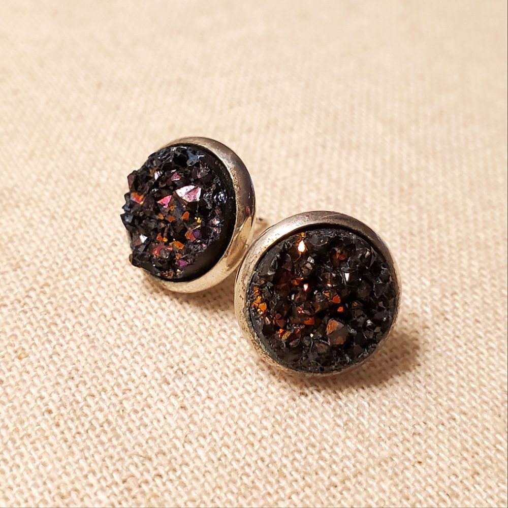 Goldeen Faux-Druzy Stud Earrings
